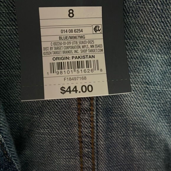 Universal Thread Denim Jumpsuit with Button Front - Picture 4 of 7